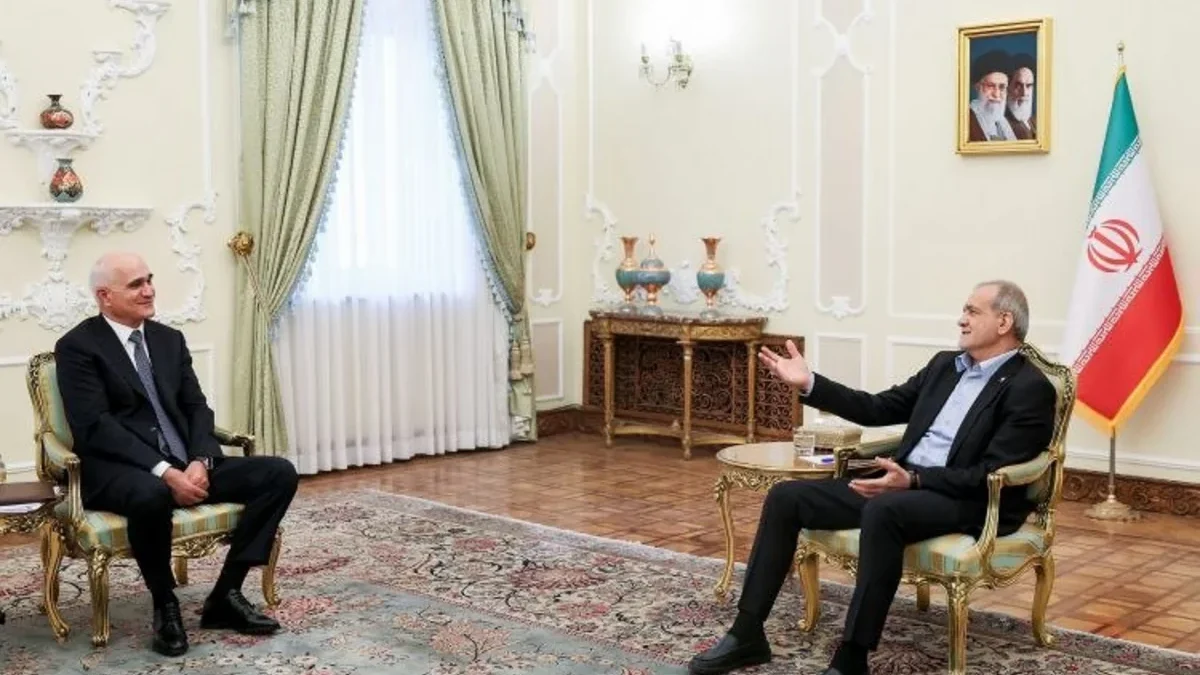 Şahin Mustafayev se ha reunido con el presidente de Irán