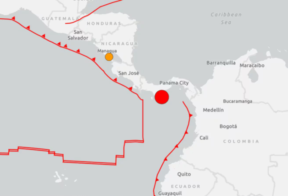 Terremoto de magnitud 7,6 en Panamá, se emite alerta de tsunami