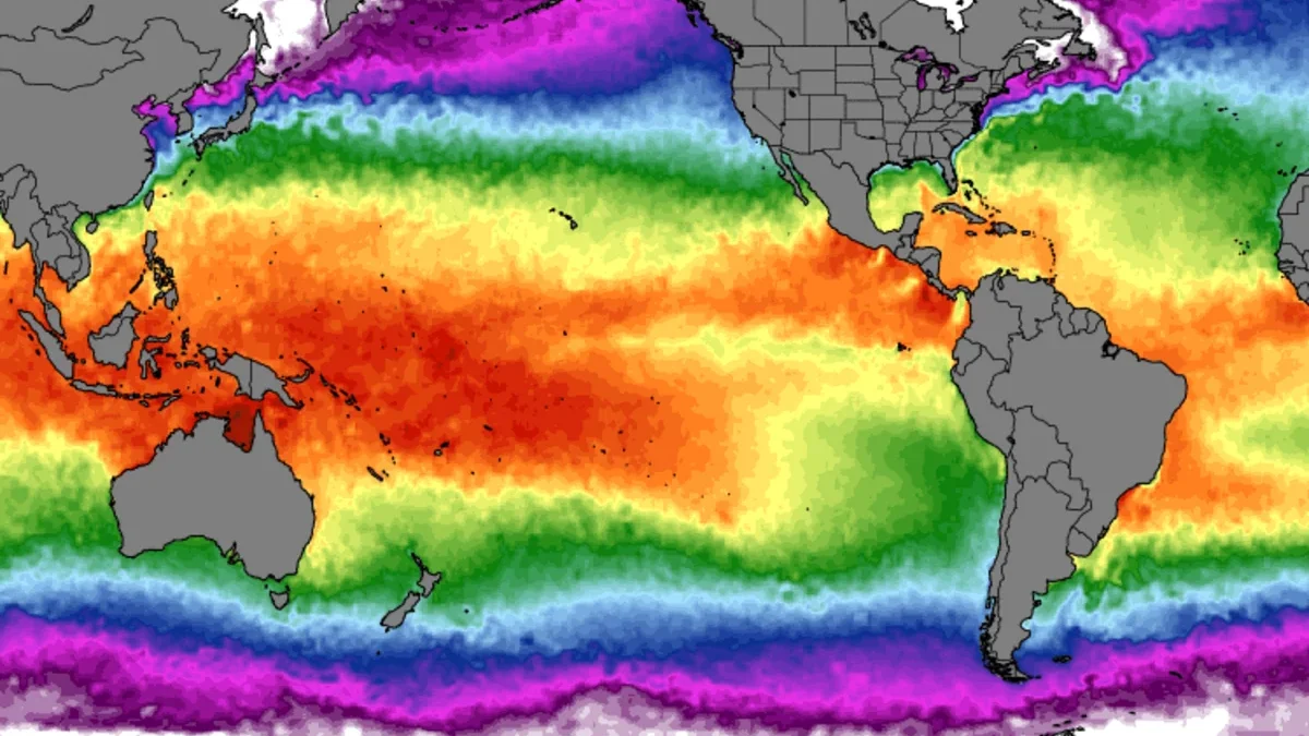 El Pacífico se calienta a niveles récord por la influencia de El Niño