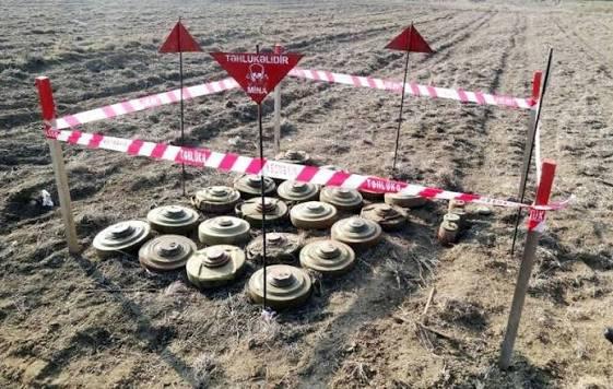 361 minas y 624 municiones sin explotar detectadas en territorios liberados