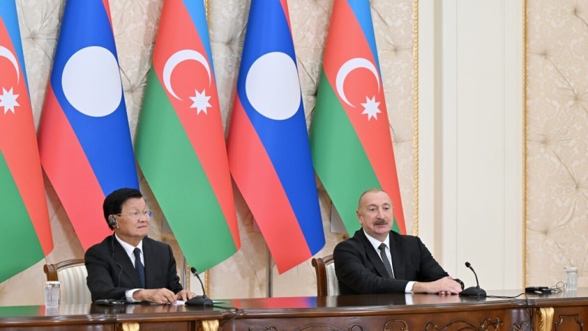 Compartido en las redes sociales del Presidente un video sobre la visita del Presidente de Laos a Azerbaiyán