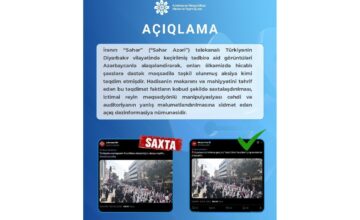 Consejo de Medios y Difusión: El canal iraní «Sahar» difundió desinformación al vincular imágenes de Diyarbakir con Azerbaiyán