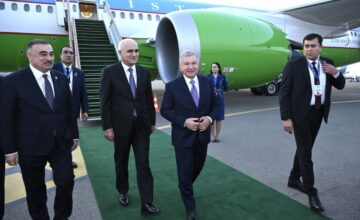 Shavkat Mirziyoyev llega a Bakú – ACTUALIZADO
