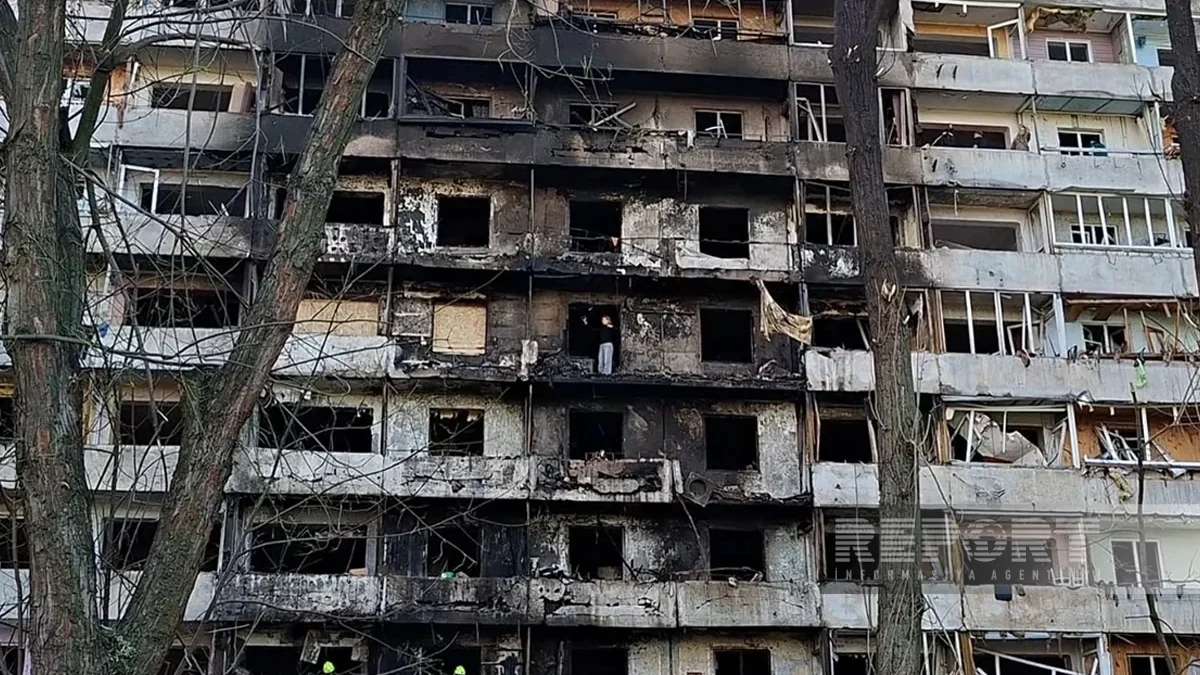 Incidente de un apartamento de familia azerbaiyana durante un ataque aéreo a Kiev