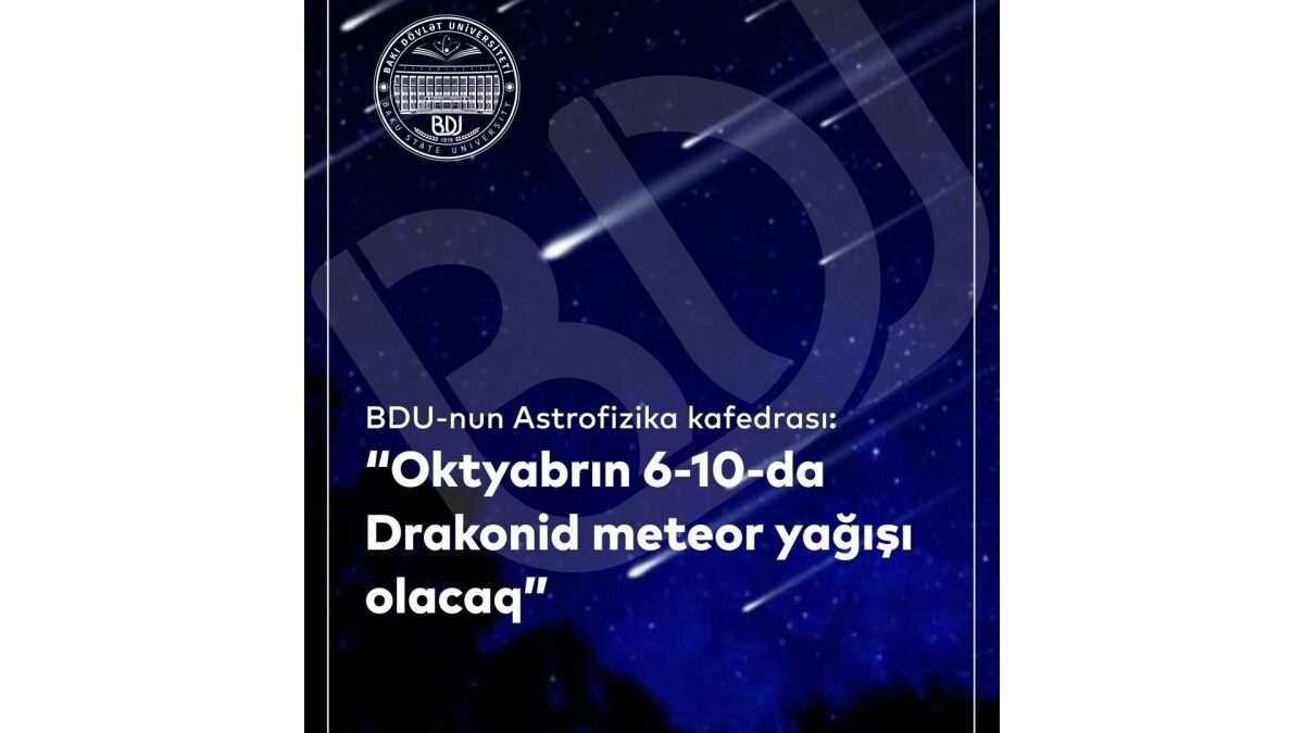 Cuatro días de lluvia de meteoros en octubre