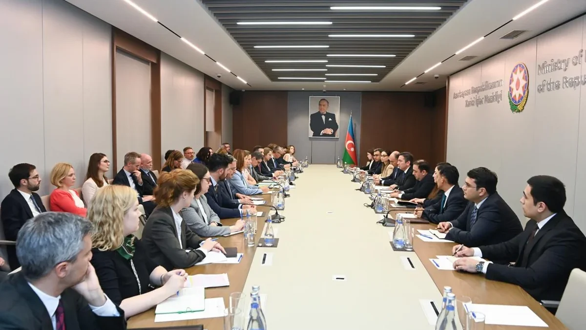 Azerbaiyán y la UE discuten asuntos regionales