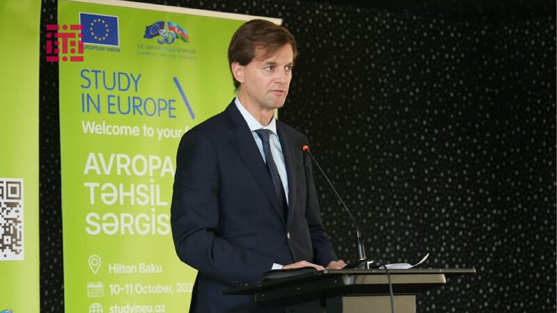El embajador de Bélgica invitó a los estudiantes azerbaiyanos a la feria «Educación en Europa»